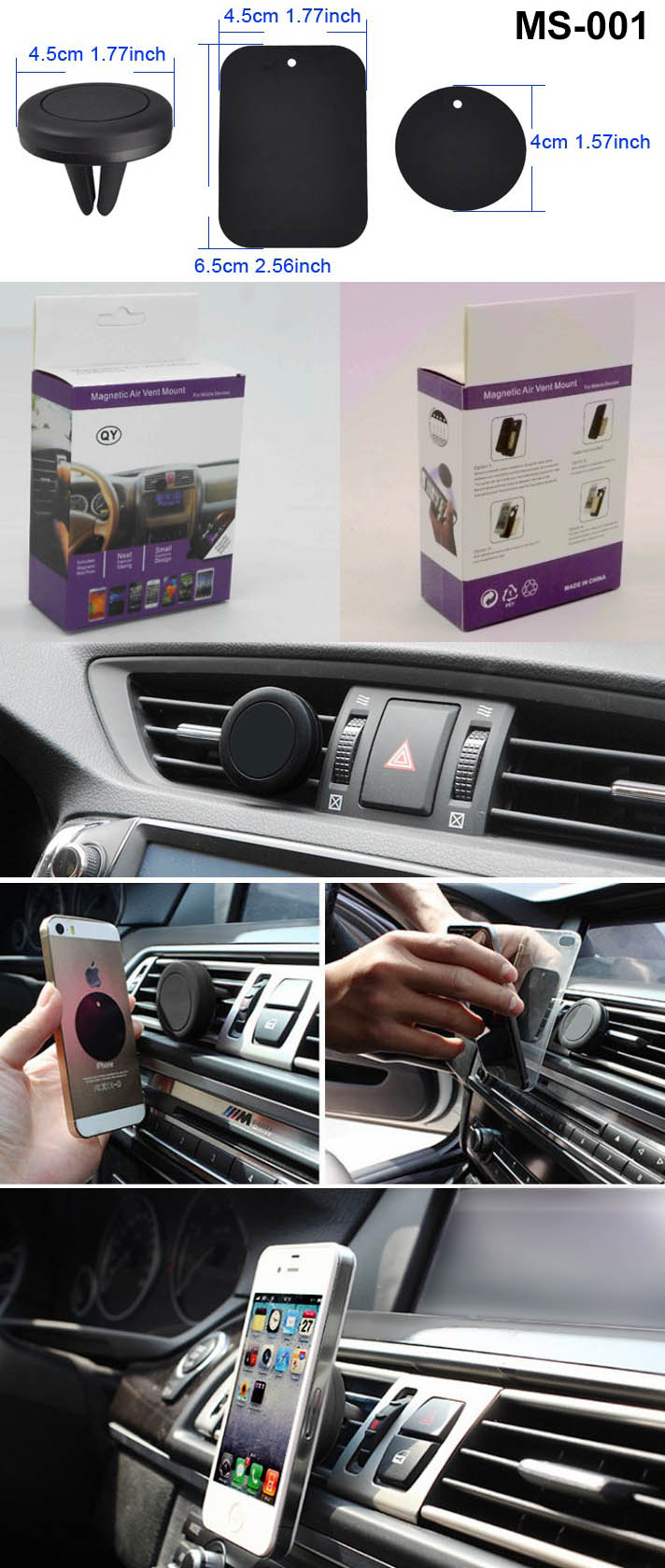 Car Mount Sticky Magnetic Stand Holder For Mobile & GPS.jpg